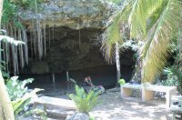 Ein Loch in Yucatan - die Cenote Dos Ojos von außen